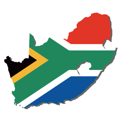 南アフリカ共和国無料フリーイラスト｜無地・国旗付